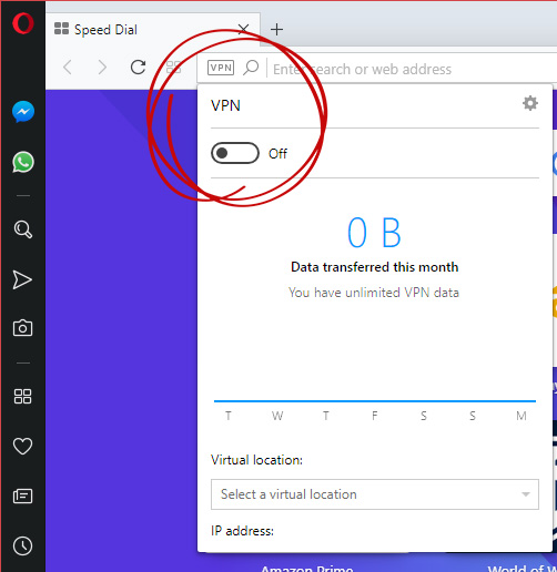 How to use Opera VPN