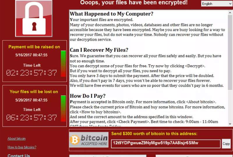 wannacry Ransomware